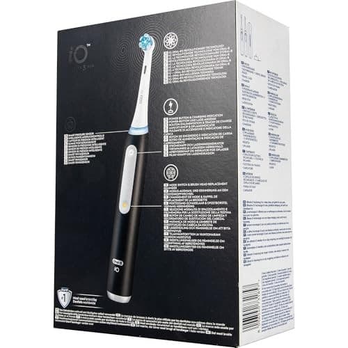 Oral-B iO3 Electric Toothbrush - Matt Black & Blush Pink, Duo Pack - Image 6
