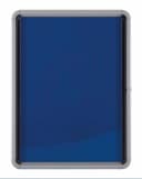 Nobo Premium Plus Lockable Felt Notice Board 9xA4 709 x 970mm - Blue (1902556) thumbnail 3