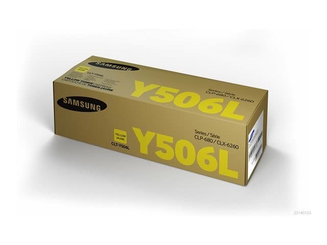 Samsung CLT-Y506L High Yield Original Toner Cartridge (SU515A) - Yellow - Image 3