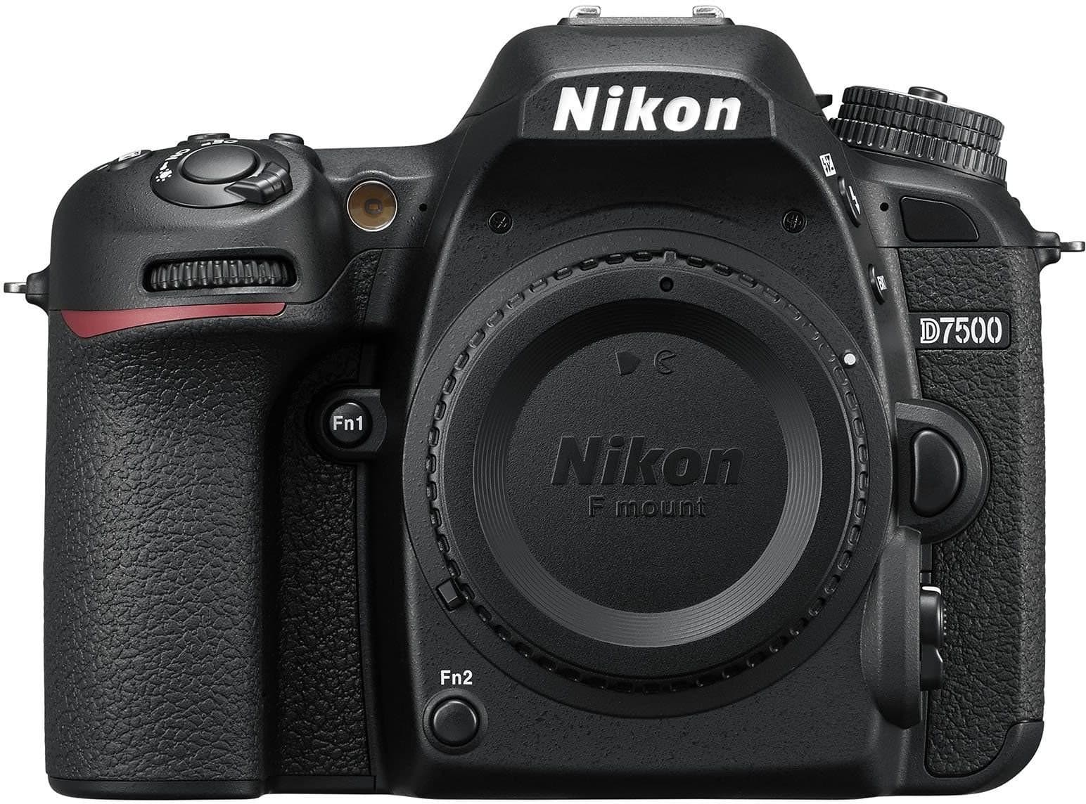 Nikon D7500 DSLR Camera Body Only - 20.9MP, 4K UHD, Black