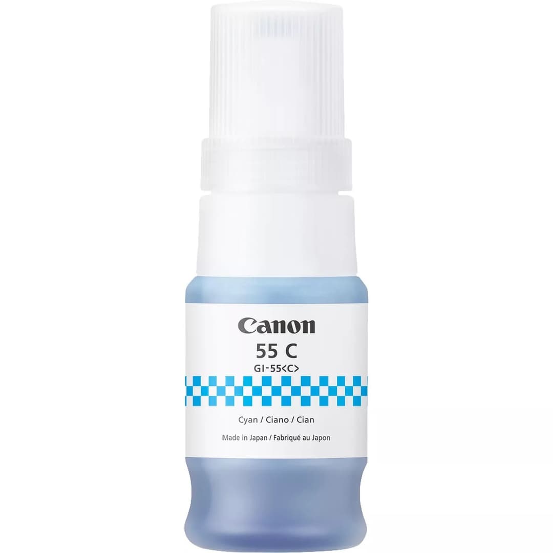 Canon GI-55 Ink Bottle for MAXIFY GX1050 / GX2050 - Cyan (40ml) - Image 1
