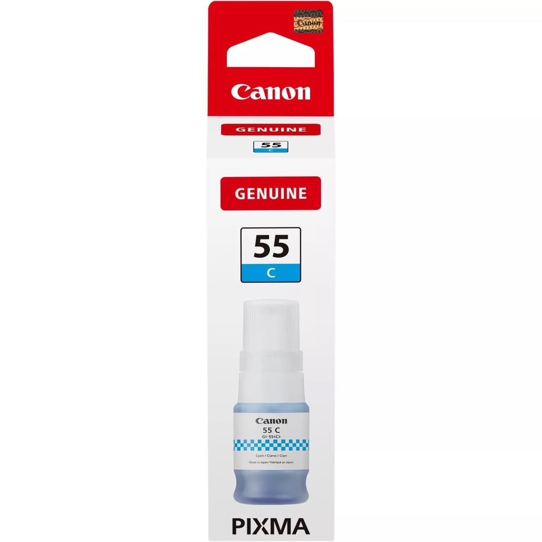Canon GI-55 Ink Bottle for MAXIFY GX1050 / GX2050 - Cyan (40ml) - Image 2