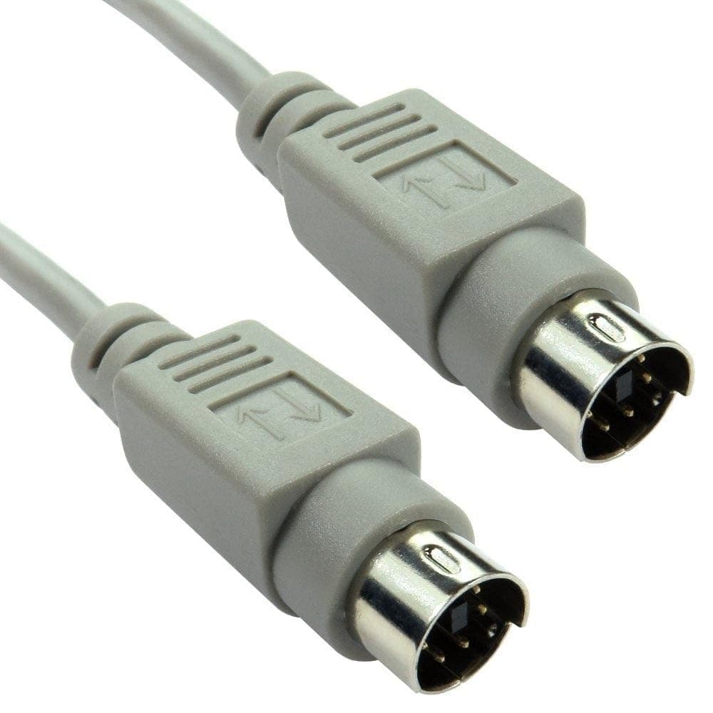 Cables Direct 2m PS/2 Cable in Grey - Image 1