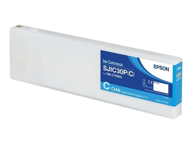 Epson SJIC30P(C) - cyan - original - ink cartridge - Image 1