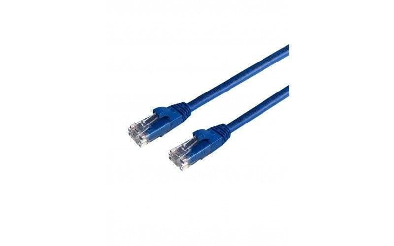 Mercodan UltraFlex CAT6 UTP LSZH Patch Cable 0.25m - Blue - Image 1