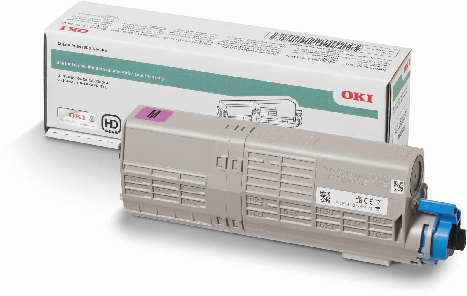 OKI 46490622 Original Toner Cartridge for ES5432, ES5442 & ES5473, 6,000 Pages - Magenta