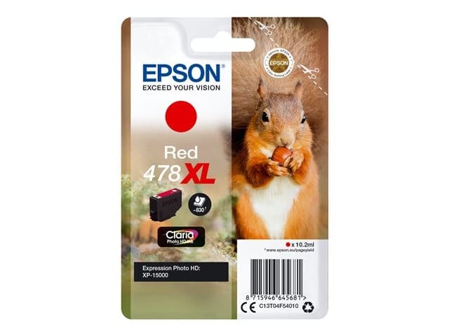 Epson 478XL - high capacity - red - original - ink cartridge - Image 1