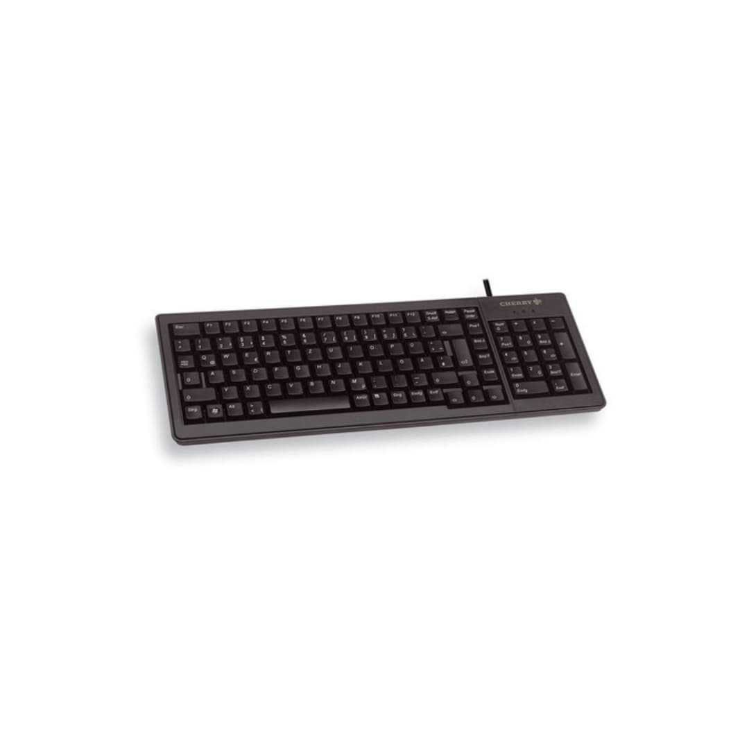 CHERRY G84-5200 XS Compact Keyboard with Numpad - UK Layout - Black - Image 3