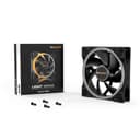 be quiet! Light Wings 120mm PWM high-speed Triple Pack ARGB LED Lighting 4-pin PWM PC Fan - Black (BL077) thumbnail 3