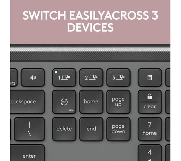 Logitech Signature Slim MK950 Keyboard & Mouse Set Black - Image 7