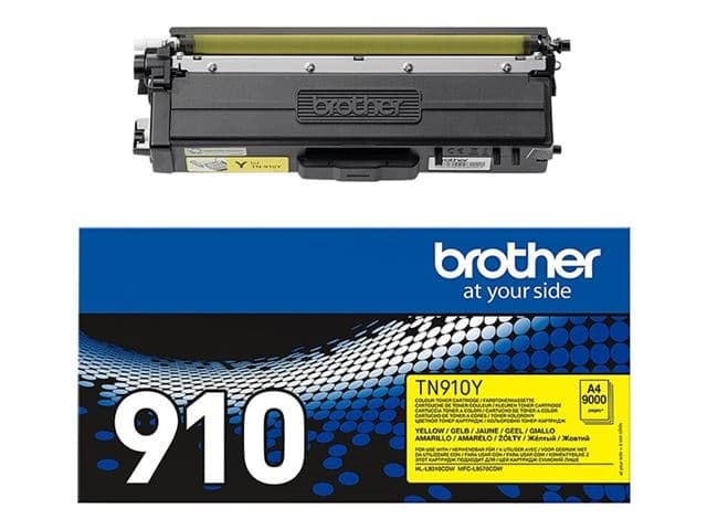 Brother TN910Y - Ultra Jumbo - yellow - original - toner cartridge - Image 2