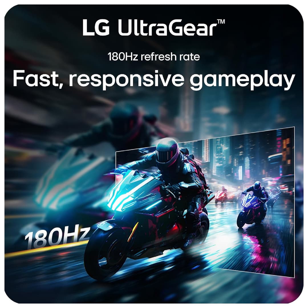 LG UltraGear 32G600A-B 31.5" Quad HD VA 180Hz 1ms AMD FreeSync HDR10 Curved Gaming Monitor - Image 4
