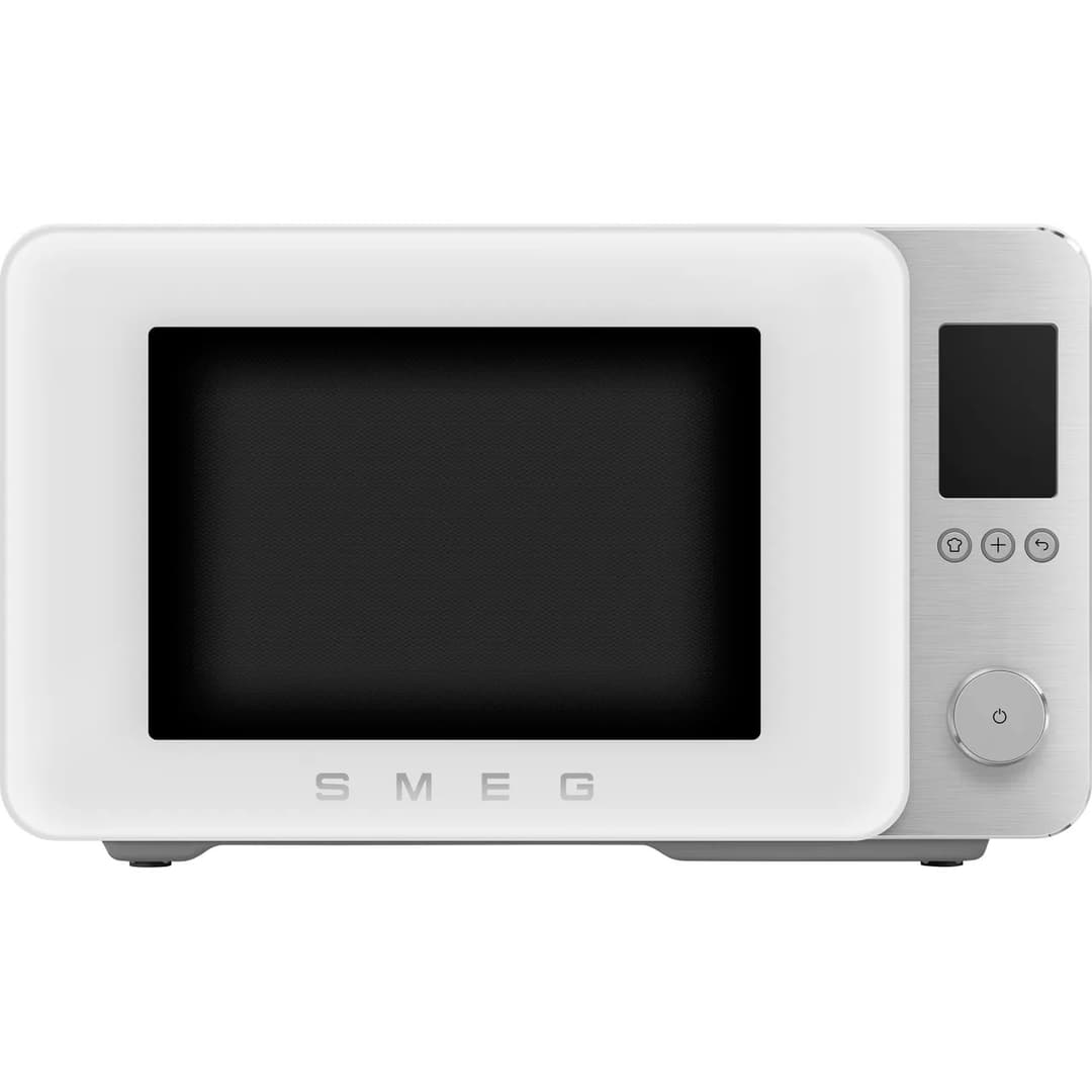 SMEG Collezione MOC02WHMUK Combination Microwave 27L 900W Air Fry Convection Grill 25 Programmes - White - Image 1