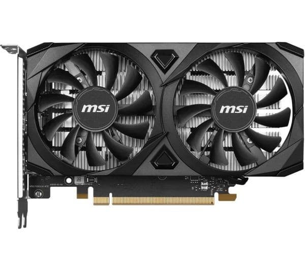 MSI GeForce RTX 3050 6 GB VENTUS 2X E OC Graphics Card - Black - Image 1