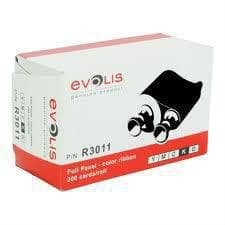 Evolis R3011 YMCKO Colour Ribbon, 200 Prints, for Pebble 4, Dualys 3 & Securion (R3011)