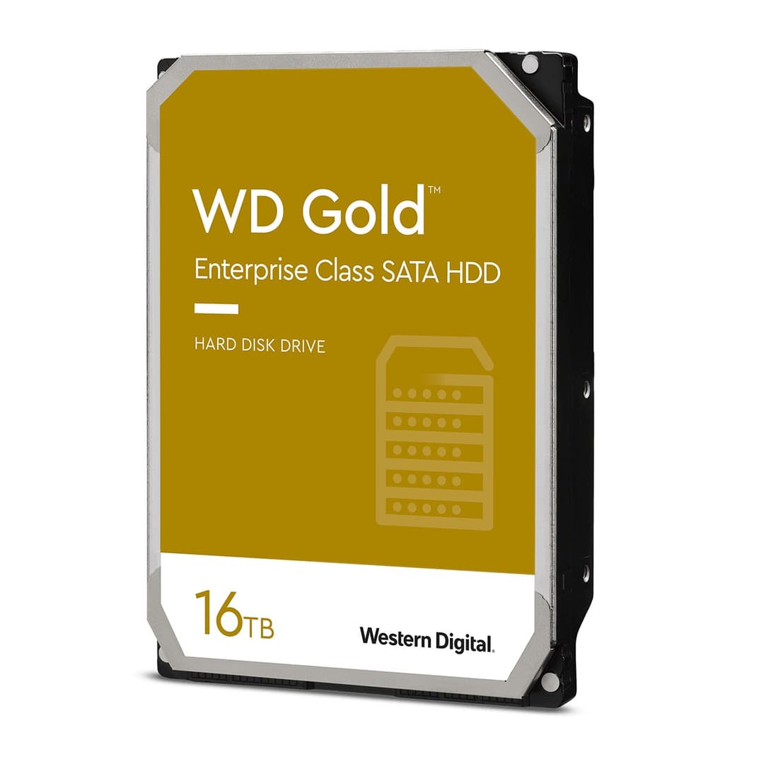 Western Digital Gold 3.5-inch 7200 RPM SATA III Enterprise Internal Hard Drive 16TB - Image 1