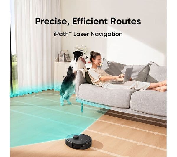 eufy RoboVac L60 Hybrid Robot Vacuum Cleaner & Mop 5000 Pa (T2268V11) - Black - Image 9