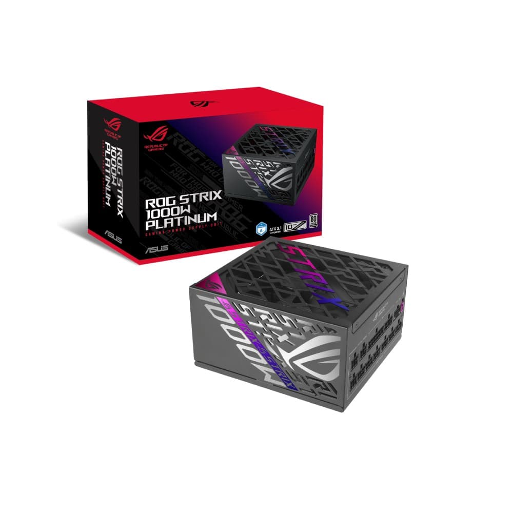 ASUS ROG Strix 1000W 80+ Platinum Fully Modular ATX 3.1 Power Supply Black - Image 10