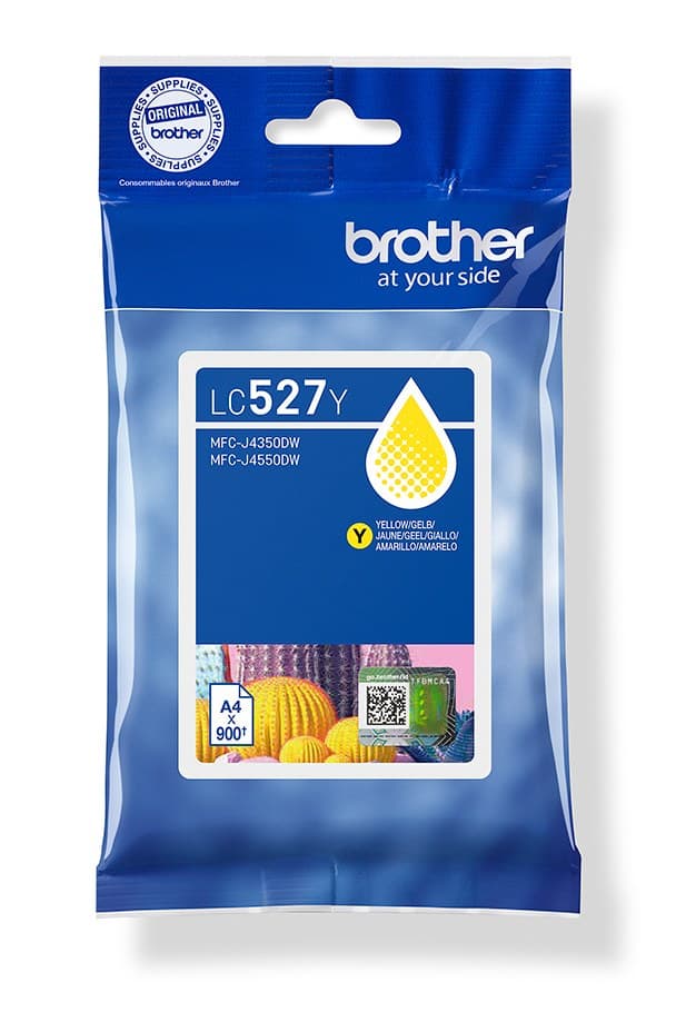 Brother Genuine LC527Y Ink Cartridge - Yellow