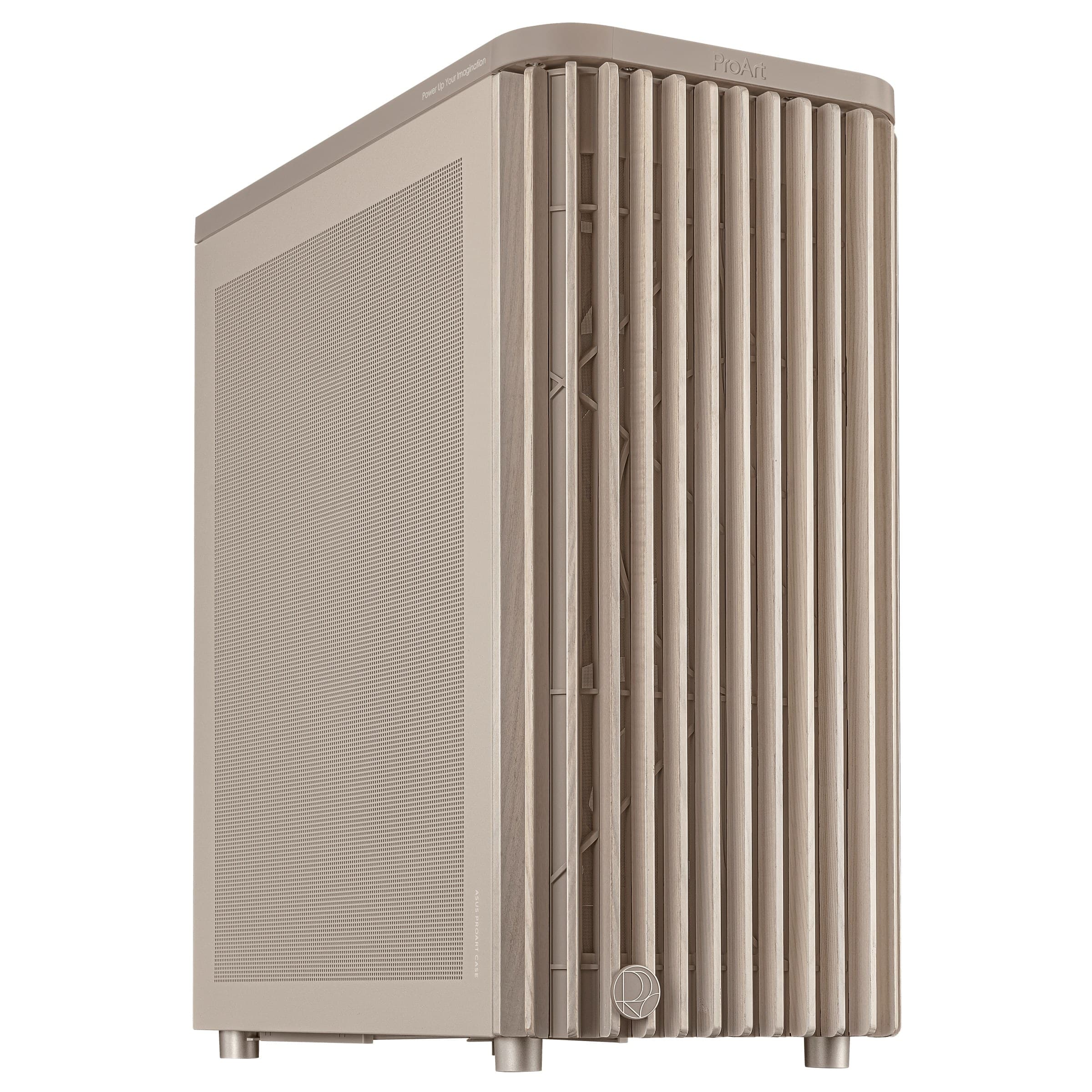 ASUS ProArt PA401 Wood Edition Mesh Panel Mid Tower PC Case - Beige