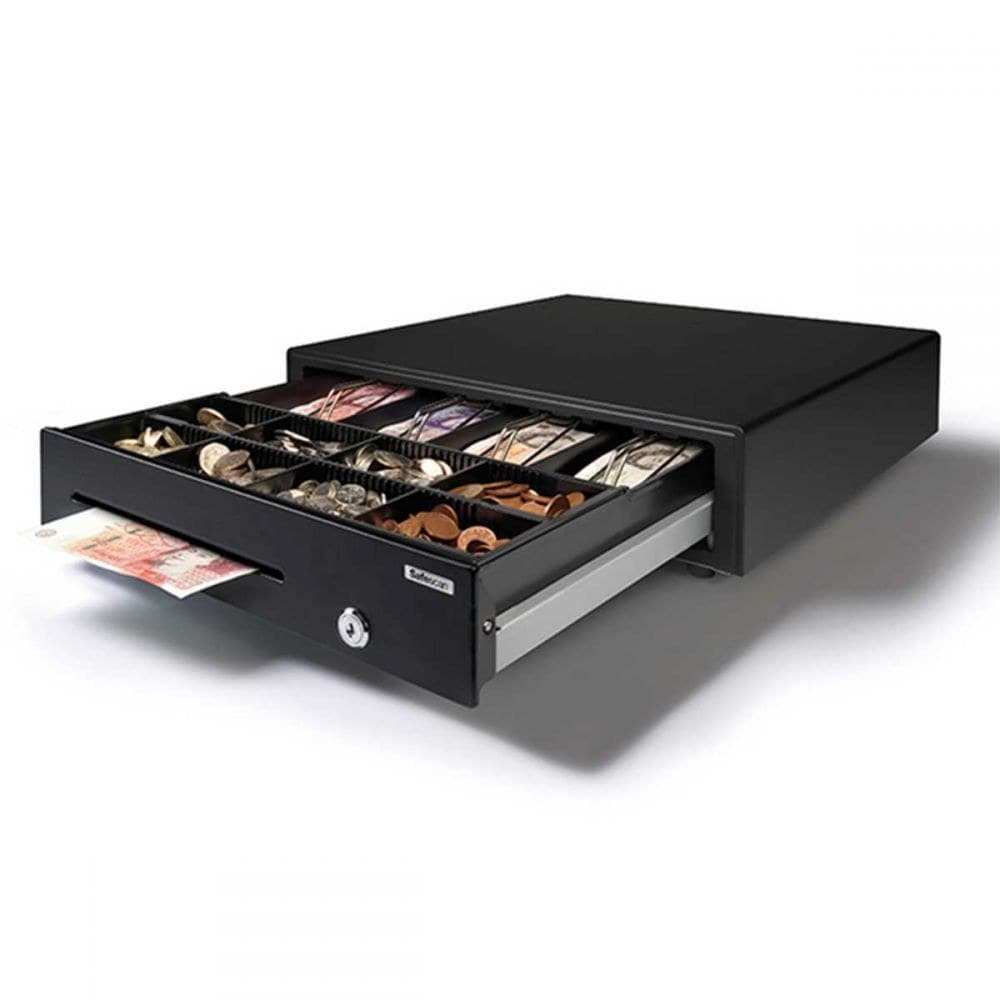 Safescan SD-4141 Standard Duty Cash Drawer with 8 Coin and 4 Note Trays