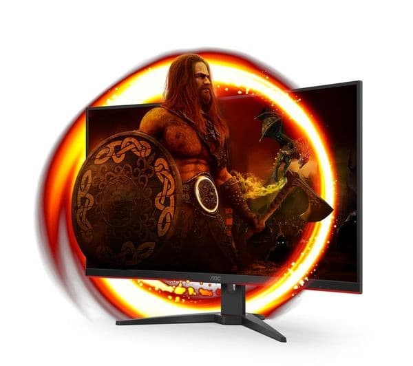 AOC C32G2ZE 31.5" Full HD 240Hz Curved Gaming Monitor Black - Image 2