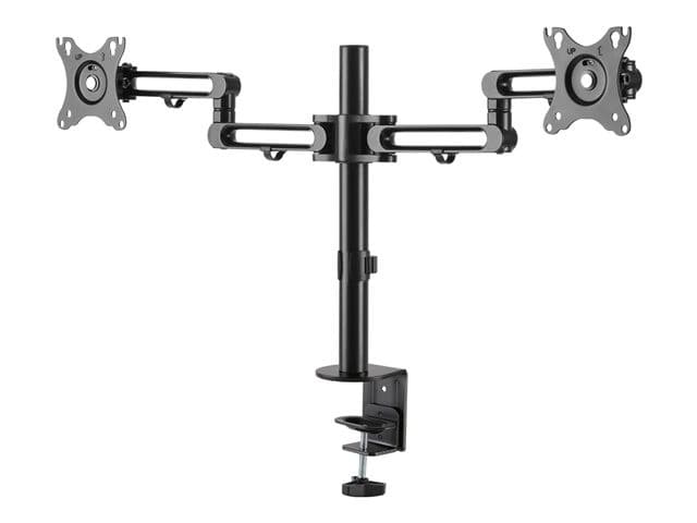 StarTech.com ARMDUAL3 Desk Mount Dual Monitor Arm for up to 32" Displays, 8kg per Monitor, VESA, Black
