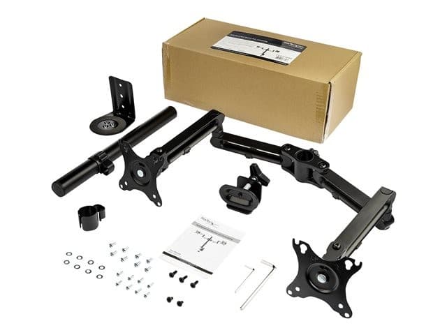 StarTech.com ARMDUAL3 Desk Mount Dual Monitor Arm for up to 32" Displays, 8kg per Monitor, VESA, Black - Image 5