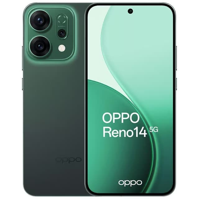Oppo Reno14 5G 256GB Dual SIM - Luminous Green