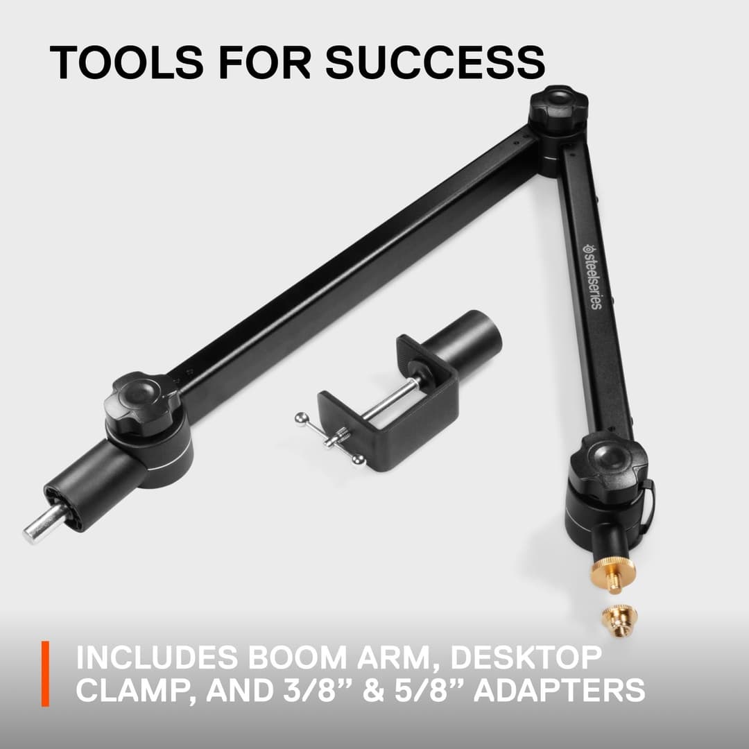 SteelSeries Alias / Alias Pro 60474 Mic Boom Arm - Black - Image 6