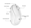 Logitech M240 Silent Bluetooth Mouse - Off-White thumbnail 7