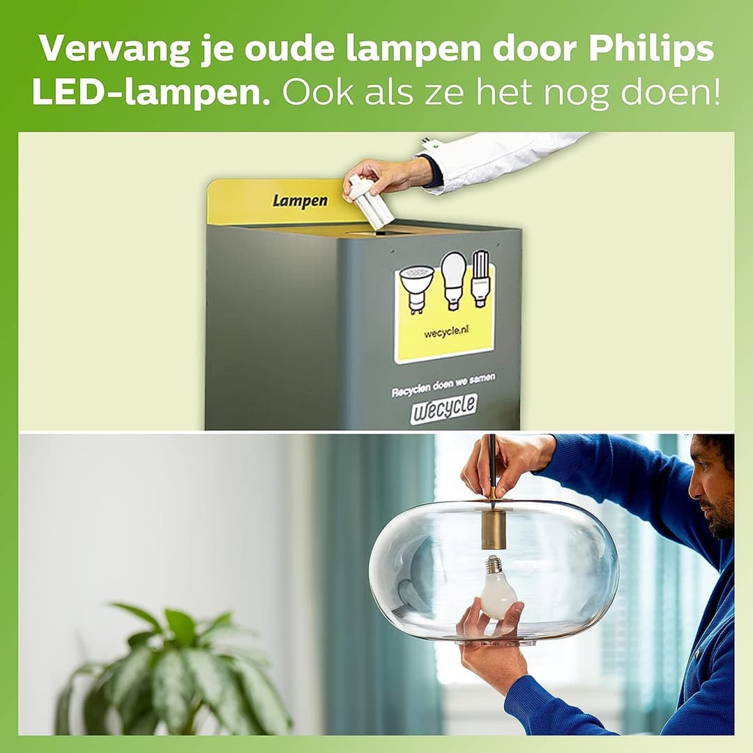 Philips LED Premium Classic Filament A60 Light Bulb 6 Pack - Warm White - Image 5