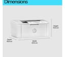 HP LaserJet M110W Monochrome Wireless Laser Printer thumbnail 8