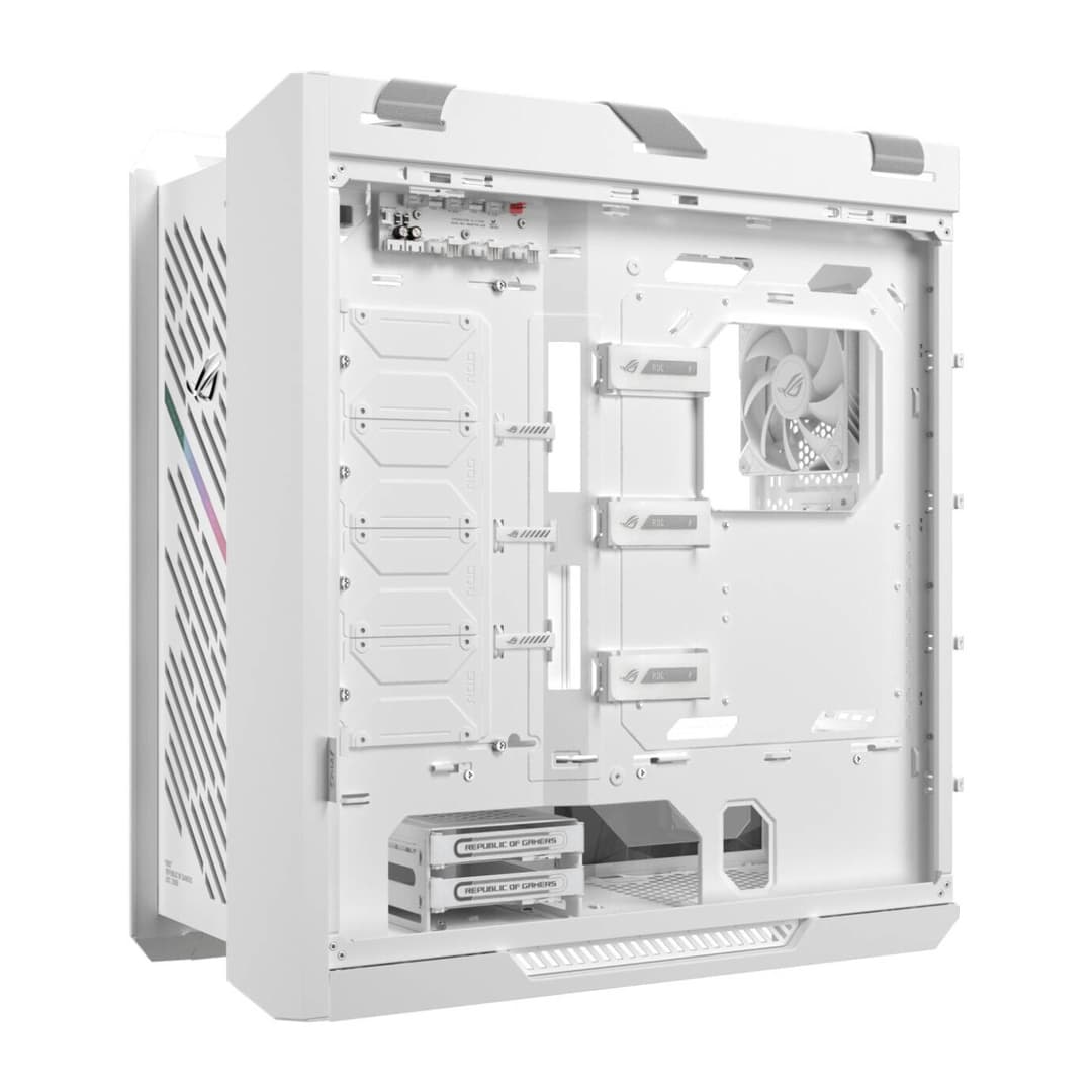 ASUS ROG Strix Helios II Tempered Glass Mid-Tower Gaming PC Case - White - Image 6