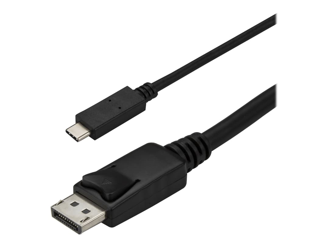 StarTech USB-C to DisplayPort 1.2 Cable 4K 60Hz 1m Black - Image 1