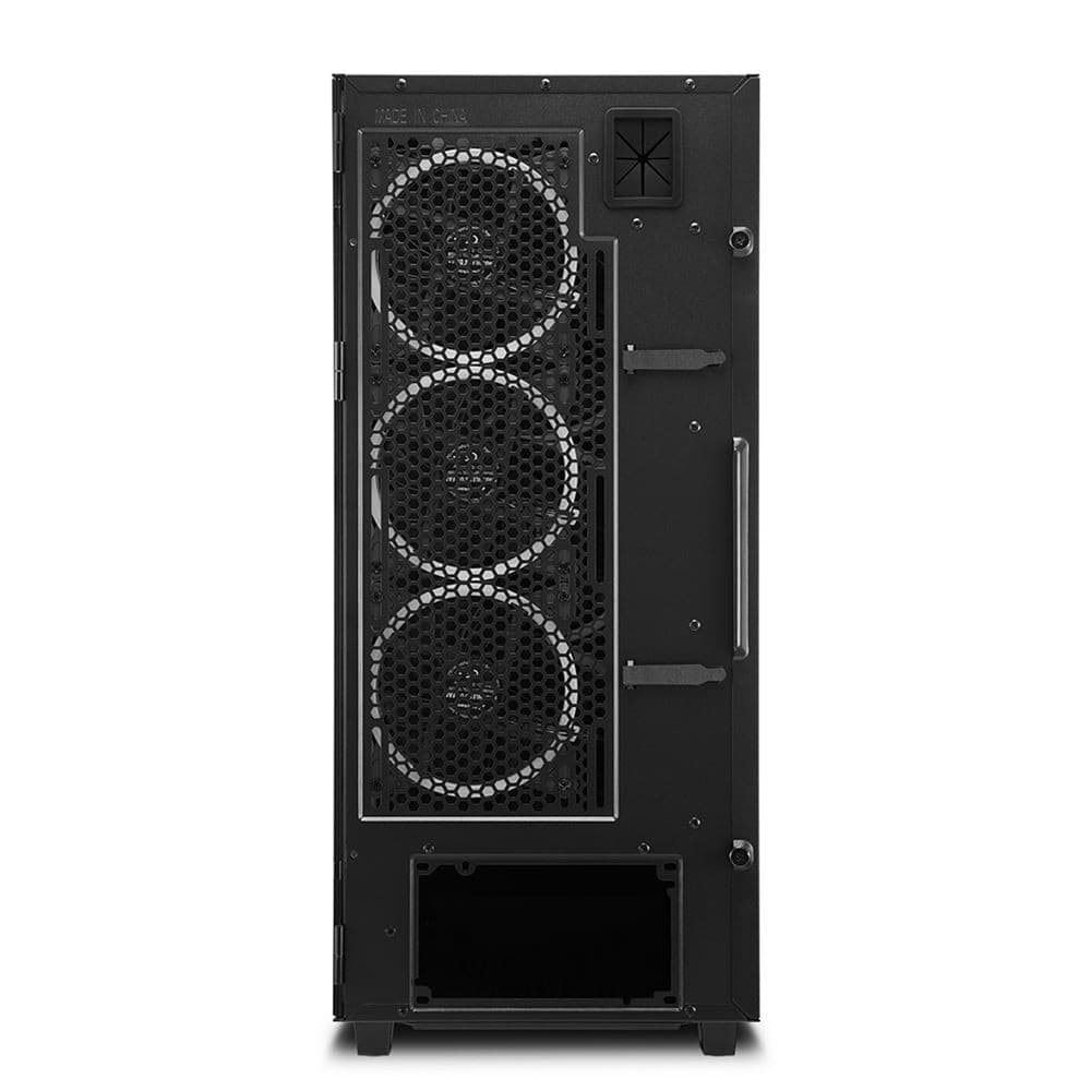 Sharkoon REV300 RGB Tempered Glass Mid Tower ATX Gaming PC Case - Black - Image 8
