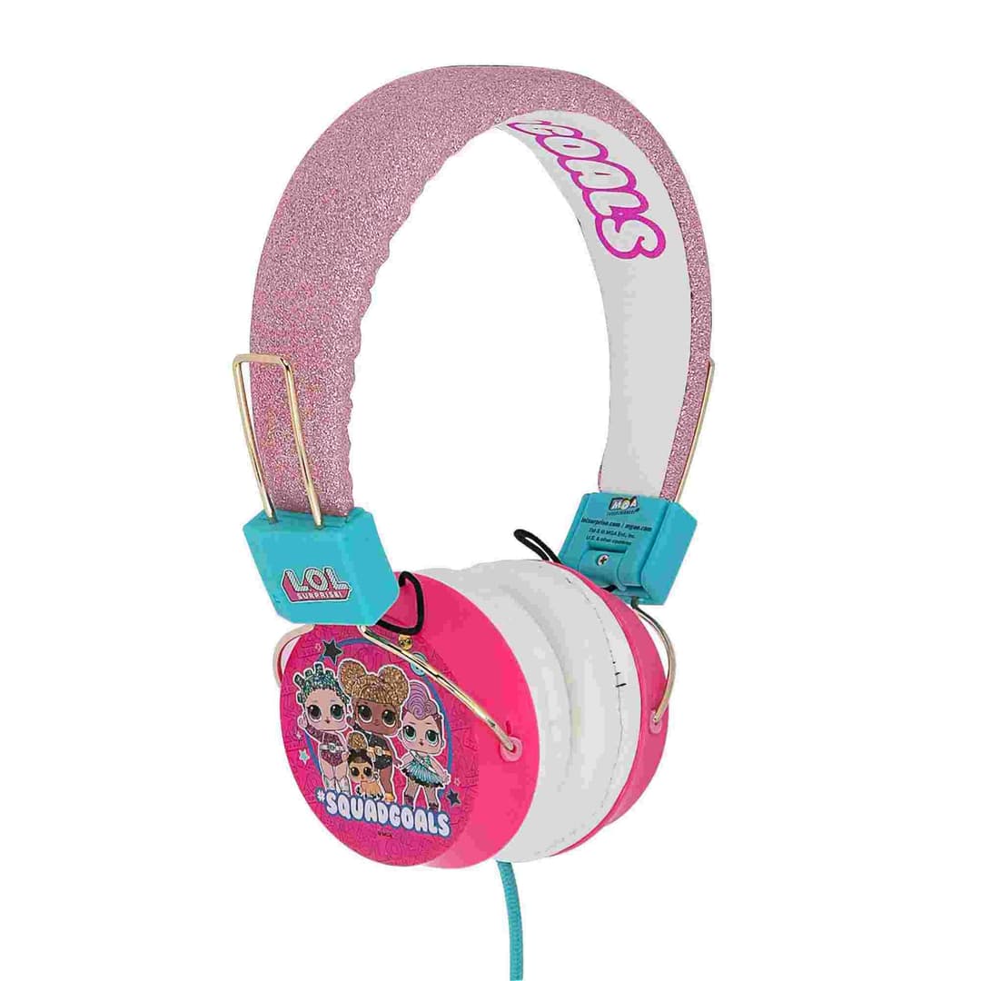 L.O.L. Surprise! Squadgoals Kid's Wired Folding Headphones - Pink - Image 5