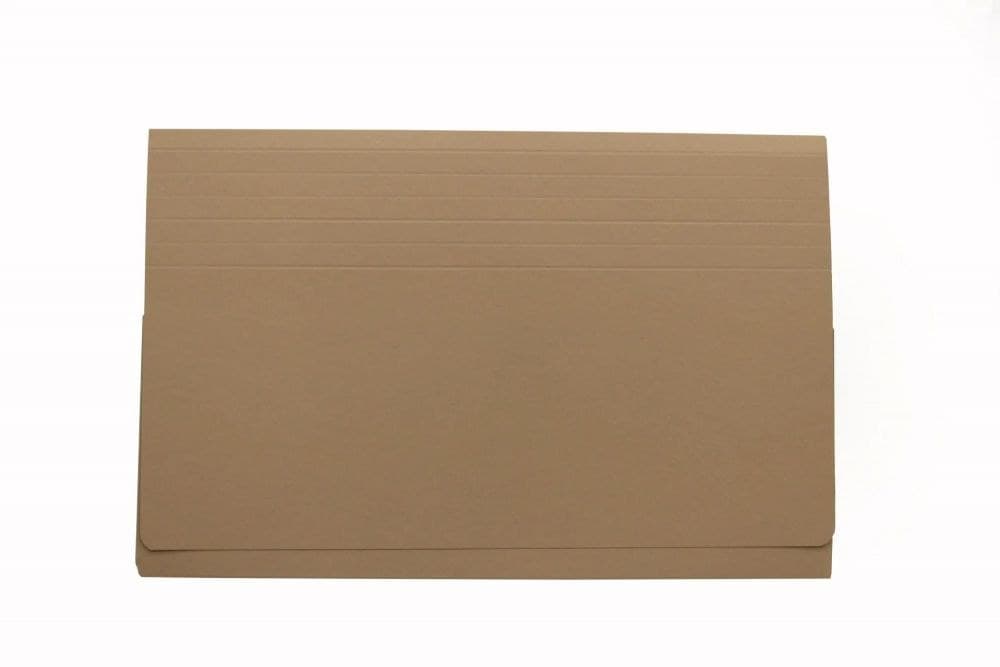 Exacompta Guildhall Probate Wallet Foolscap 315gsm 75mm Capacity Pack of 25 - Buff - Image 1