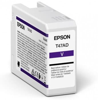Epson T47A UltraChrome Pro 10 Original Ink Cartridge 50ml for SureColor SC-P900 - Violet