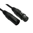 Cables Direct 20m 3-Pin XLR Male to Female Audio Cable - Black (2XLR-BK120) thumbnail 1