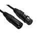 Cables Direct 20m 3-Pin XLR Male to Female Audio Cable - Black (2XLR-BK120) thumbnail 3
