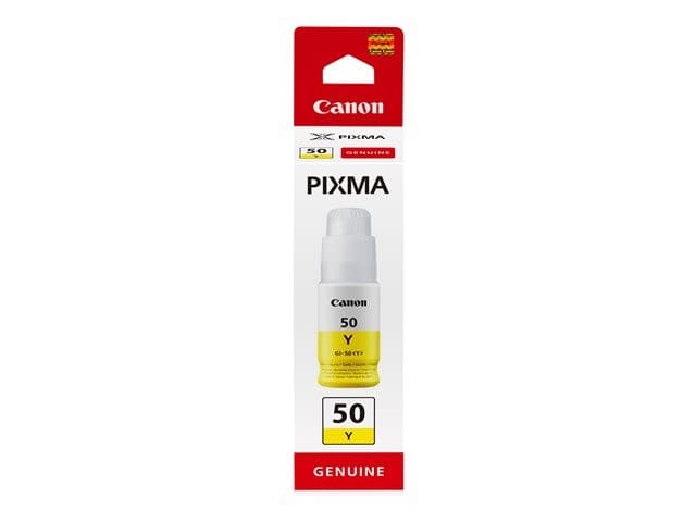 Canon GI-50 Original Ink Bottle - Yellow - Image 1
