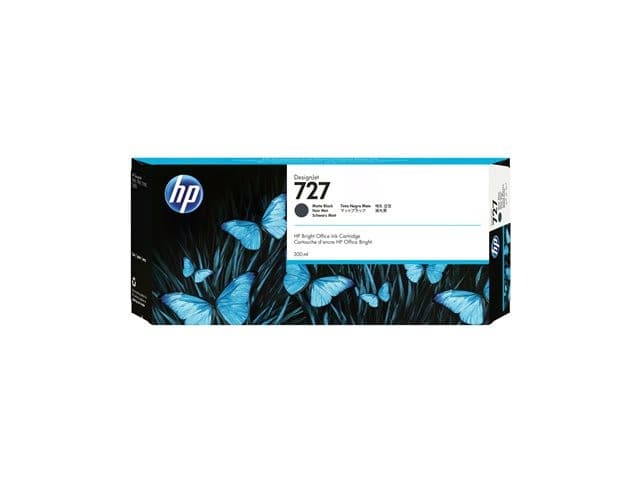 HP 727 300ml High Capacity Matte Black Original DesignJet Ink Cartridge (C1Q12A) - Image 2