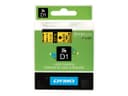 DYMO D1 Label Tape 24mm x 7m - Black on Yellow thumbnail 1