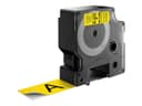 DYMO D1 Label Tape 24mm x 7m - Black on Yellow thumbnail 3