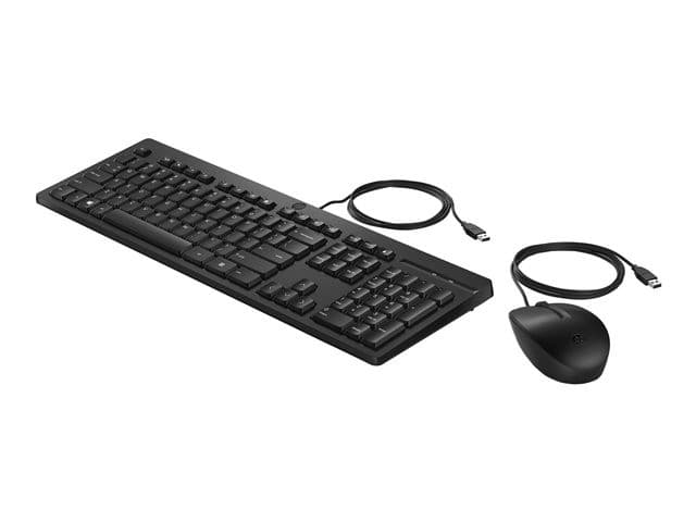 HP 225 Wired Mouse and Keyboard Combo - UK Layout, Black (AX2Y7AA) - Image 6