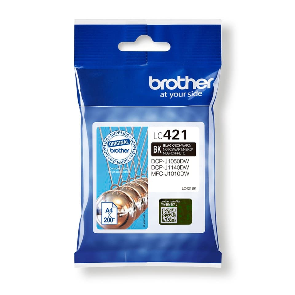 Brother LC421BK ink cartridge 1 pc(s) Original Black - Image 1