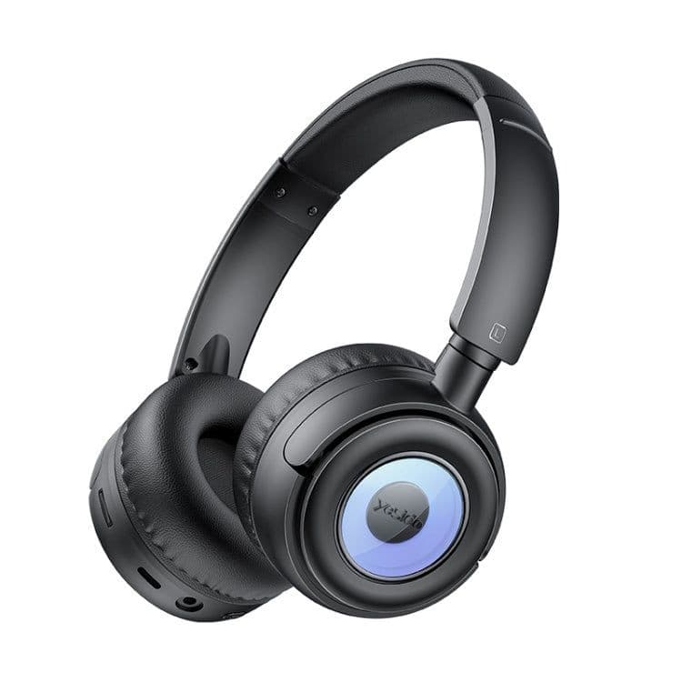 Yesido EP06 Wireless Bluetooth 5.3 RGB Headphones - Black