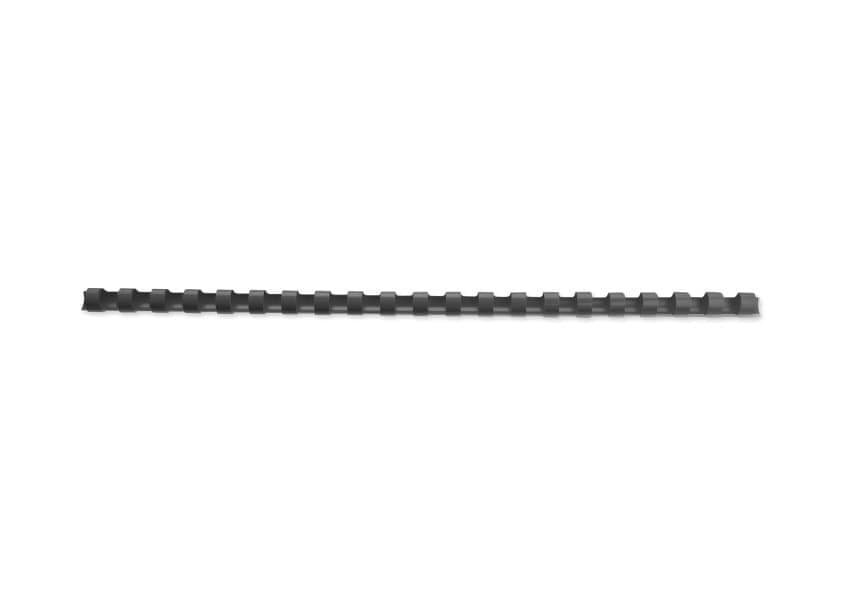 GBC CombBind A4 Plastic Binding Combs, 21 Ring - Black - 12mm, Pack of 100 - Image 2