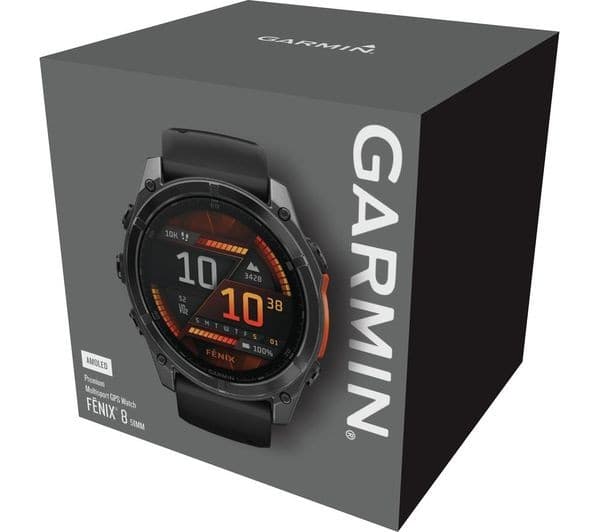 Garmin Fenix 8 AMOLED 51mm Standard - Slate Grey with Black Band - Image 8